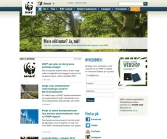 WWF.dk(WWF Danmark) Screenshot