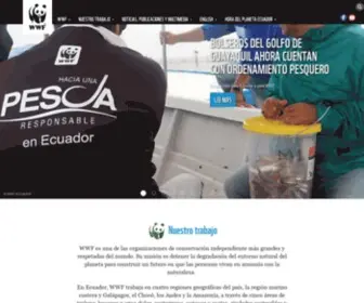 WWF.org.ec(Home) Screenshot