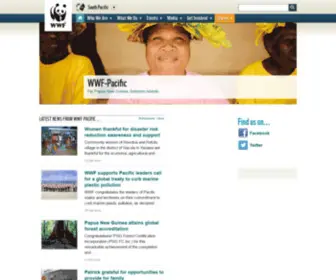 WWfpacific.org.fj(WWF South Pacific) Screenshot