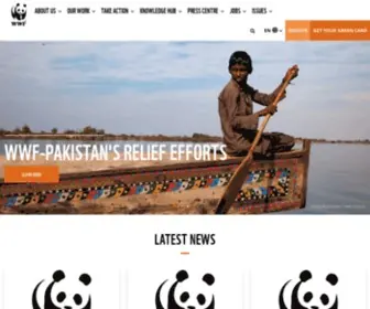WWfpak.org(WWF conserves our planet) Screenshot