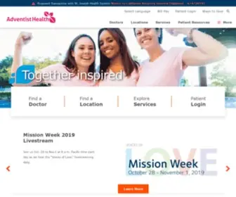 WWGH.com(Adventist Health) Screenshot