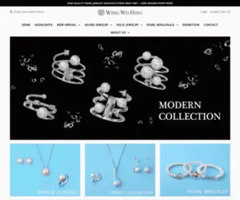 WWhpearl.com(Pearl Silver Gold Jewelry China Manufacturer Wholesale) Screenshot