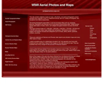 WWii-Photos-Maps.com(WWII Aerial Photos and Maps) Screenshot