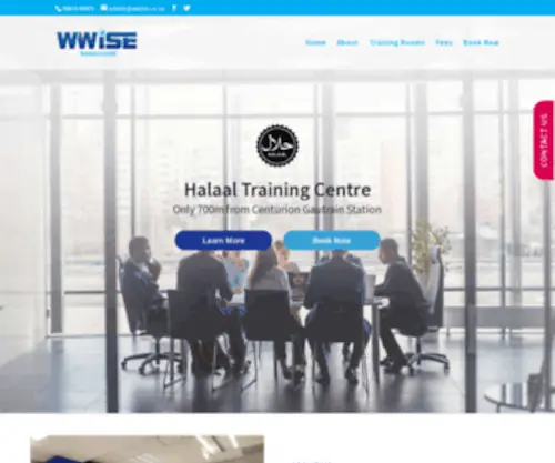 WWisetraining.co.za(WWISE Halaal Training Centre Close to Centurion Gautrain Station) Screenshot