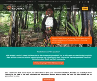 WWkisoboka.org(With Women Kisoboka) Screenshot
