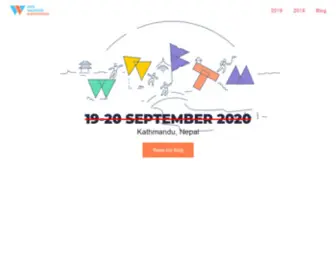 WWKTM.co(Web Weekend Kathmandu 2020) Screenshot