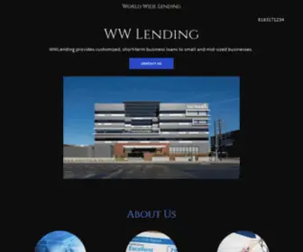 WWlending.com(World Wide Lending) Screenshot