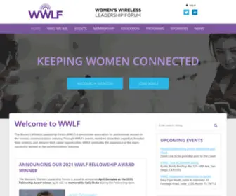 WWLF.org(Women's Wireless Leadership Forum) Screenshot