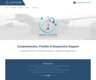 WWLR.com(WorldWide Language Resources) Screenshot