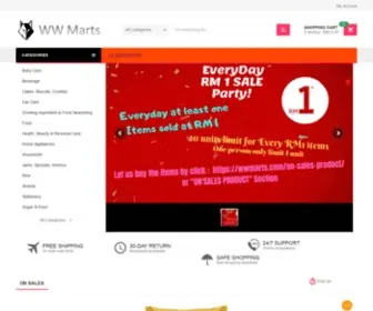 WWmarts.com(A place for your daily products) Screenshot