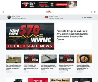 WWNC.com(News Radio 570AM WWNC) Screenshot