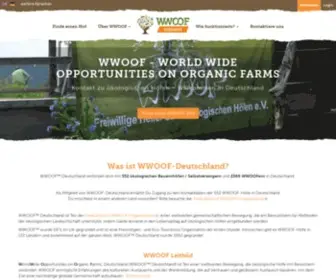 WWoof.de(WWOOF Deutschland) Screenshot