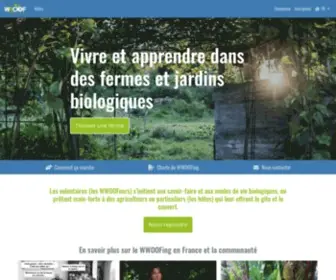 WWoof.fr(WWOOF France) Screenshot