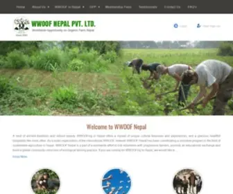 WWoofnepal.net(WWOOF nepal) Screenshot