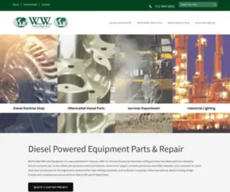 WWparts.net(#1 Rated Diesel Engine repair service in Houston) Screenshot