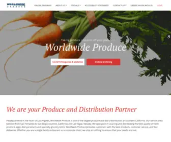 WWproduce.com(Worldwide Produce) Screenshot