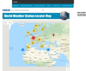 WWS-Map.com(World Weather Station Locator Map) Screenshot