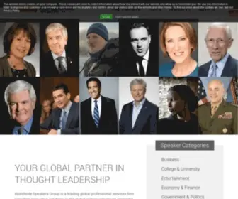 WWSG.com(Top Motivational Speakers & Global Lecture Agency) Screenshot