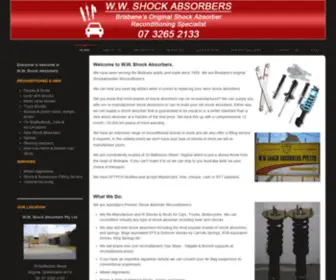 WWshockabsorbers.com(Shock Absorbers) Screenshot