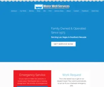 WWSLV.com(Water Well Services) Screenshot