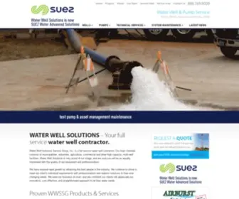 WWSSG.com(Water Well Solutions) Screenshot