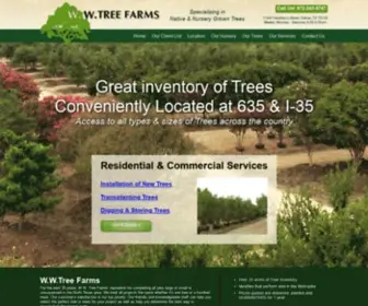 WWtreefarms.com(Residential or commercial) Screenshot