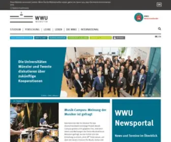 WWU.de(Universität) Screenshot