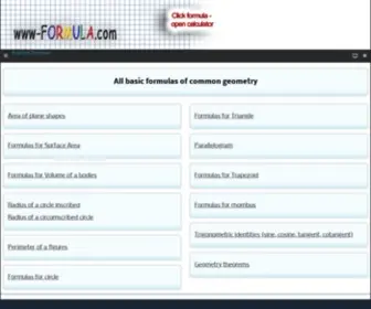 WWW-Formula.com(WWW Formula) Screenshot
