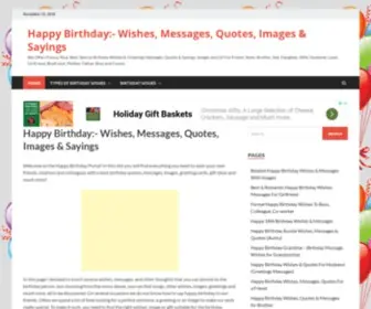 WWW-Happybirthday.org(WWW Happybirthday) Screenshot