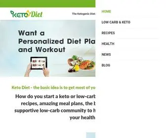 WWW-Ketodiet.com(The Ketogenic Diet) Screenshot