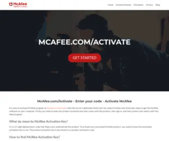 WWW-Mcafeeactivate.uk.com(McAfee.com/activate) Screenshot