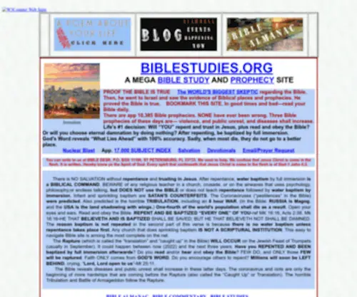 WWW666.com(Mega site of Bible Information) Screenshot