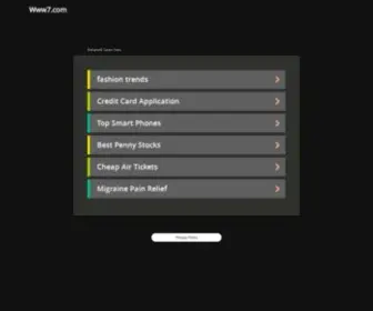WWW7.com(The Best Search Links on the Net) Screenshot