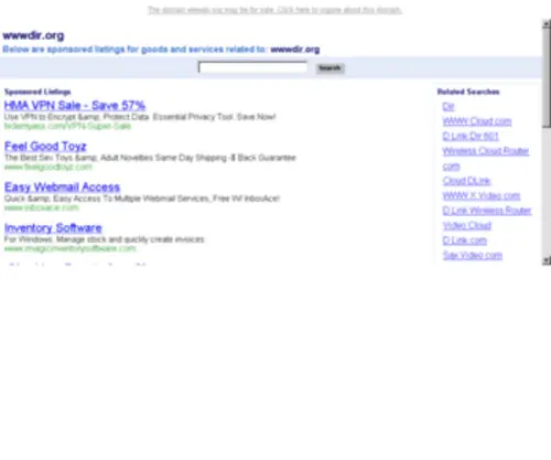 WWWdir.org(WWWdir) Screenshot
