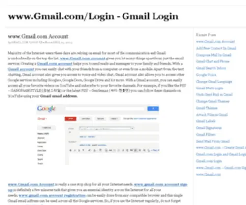 WWWgmailcomlogin.org(Www.Gmail.com Sign In) Screenshot