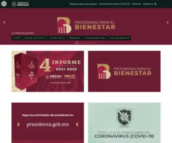 WWW.gob.mx(El portal único del gobierno) Screenshot