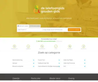 WWWgoudengids.nl(De Telefoongids) Screenshot
