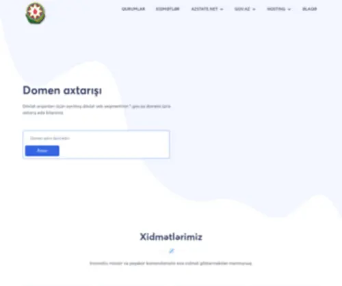 WWW.gov.az(Azərbaycan) Screenshot