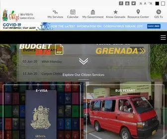 www.Gov.gd(Government Of Grenada) Screenshot