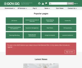 WWW.gov.gg(States of Guernsey) Screenshot