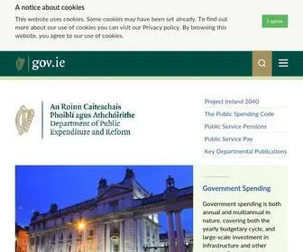 WWW.gov.ie(Search for services or information) Screenshot