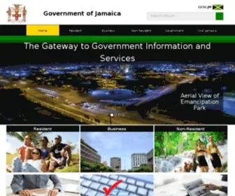 www.Gov.jm(Government of Jamaica Portal) Screenshot