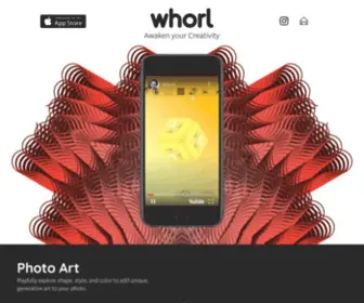 WWWhorl.com(Playful art and design tool) Screenshot