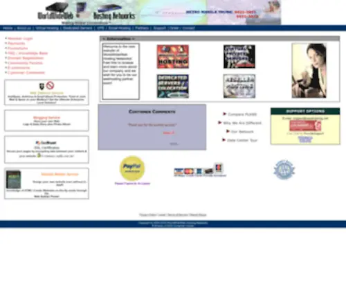 WWWhosting.net(WorldWideWeb Hosting Networks) Screenshot