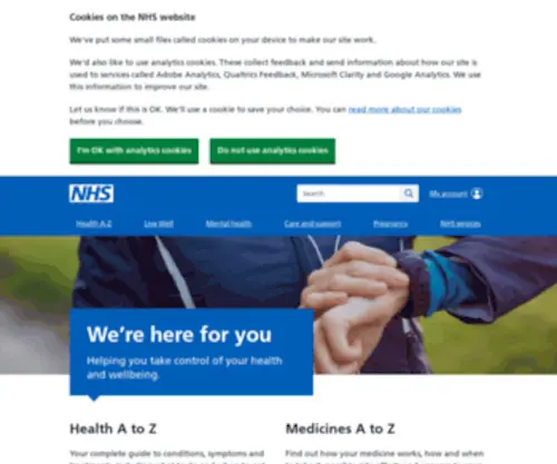 The NHS website