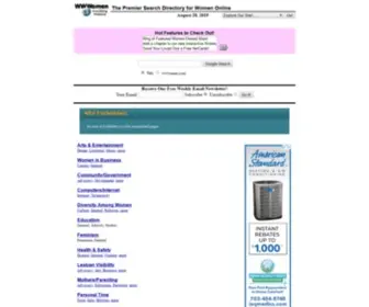 WWWomen.com(Search Directory for Women Online) Screenshot