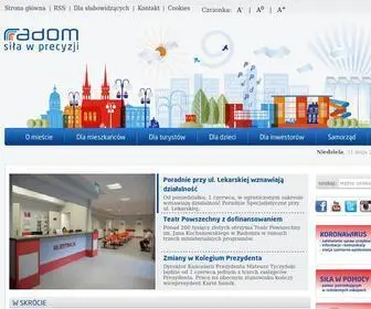 WWW.radom.pl(Strona główna) Screenshot