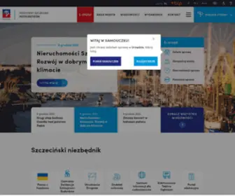 WWW.szczecin.pl(Um szczecin) Screenshot