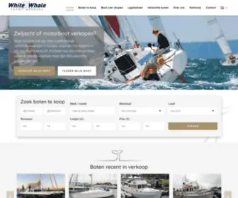 WWY.nl(Jachtmakelaar White Whale Yachtbrokers) Screenshot