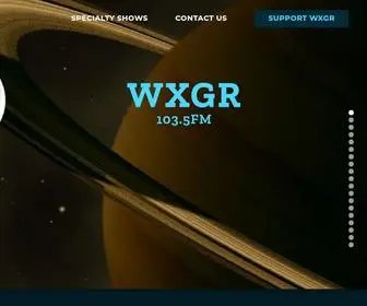 WXGR.org(103.5 FM) Screenshot